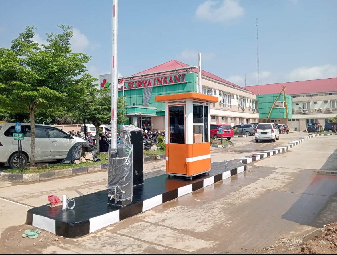 Implementasi sistem parkir area perusahaan